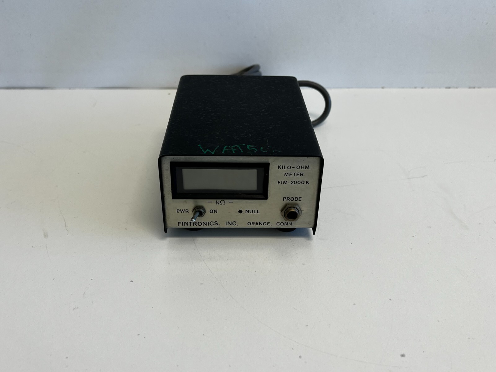 Shelf 18:  Fintronics Kilo OHM Meter FIM-200
