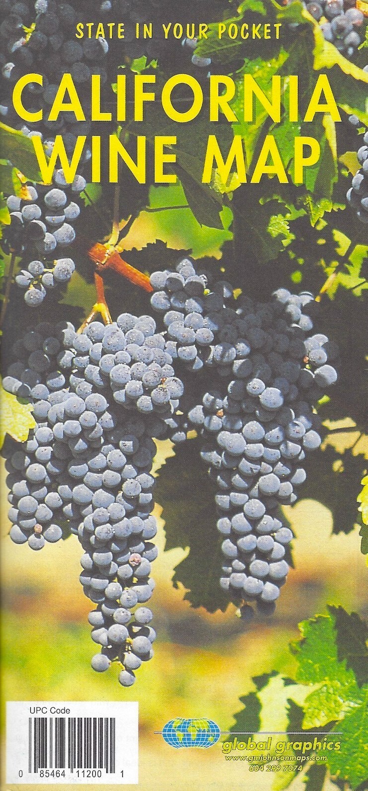 California Wine Map, by Global Graphics