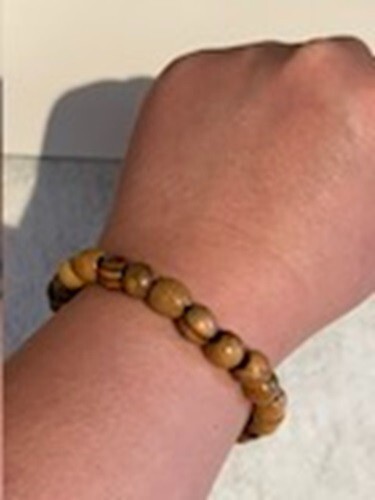 Brown Olive Adult Wood Bracelet