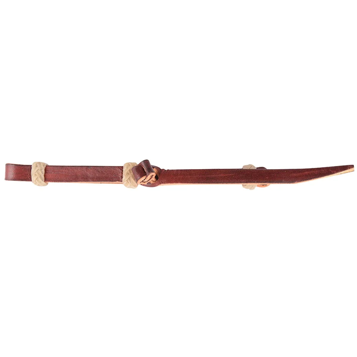 Classic Equine Leather Bit Hobble with Rawhide Loops - Durable Premium Western