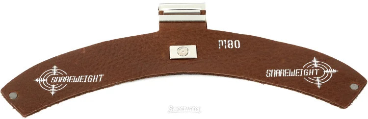 Snareweight M80 Leather Tone Control Dampener - Brown