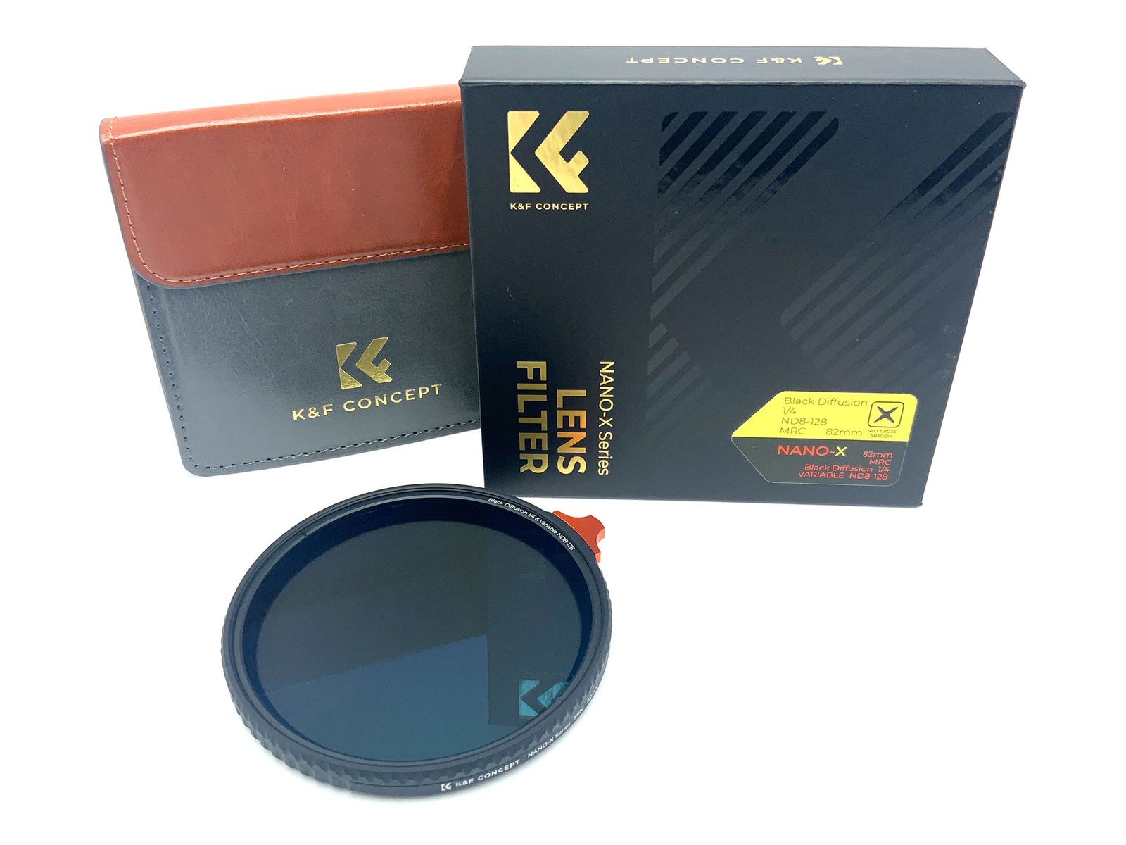 K&F Concept Nano-X MRC Black Diffusion Effect Filter 1/4 Variable ND8-128 82mm
