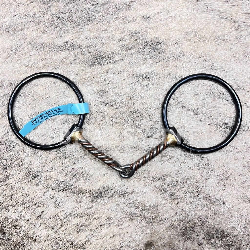5.25" Dutton Sweet & Sour Twisted Large Ring Snaffle