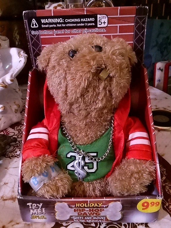 Gemmy Holiday Hip Hop Dawg Animated Singing Riding Dirty Light Up Tooth 2007