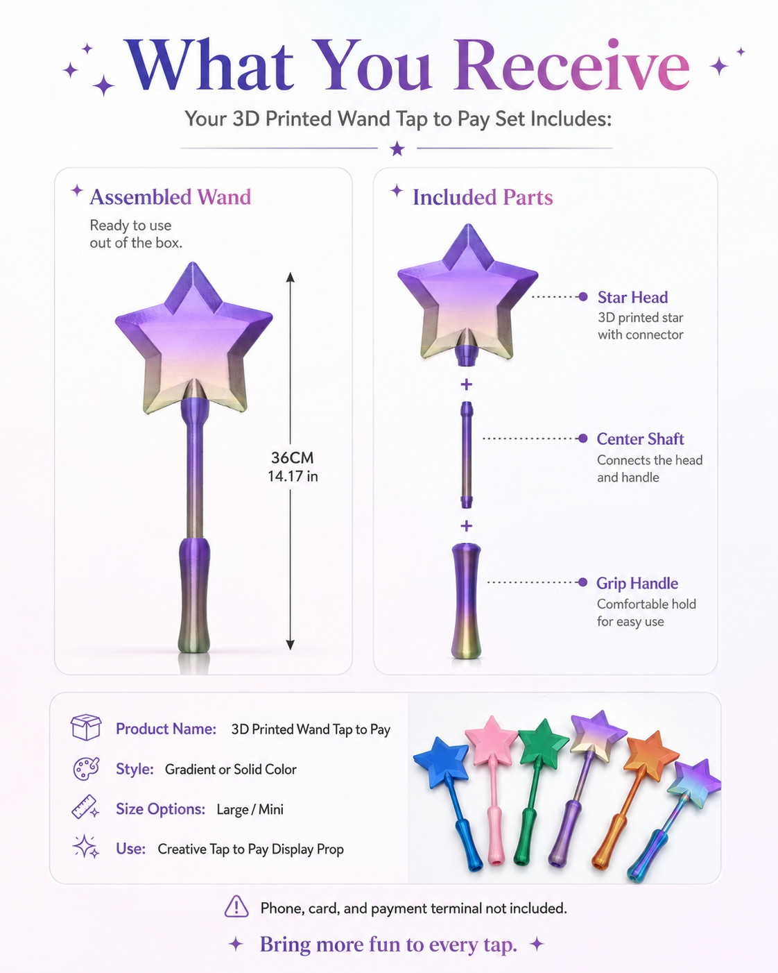 3D Printed Wand Tap to Pay