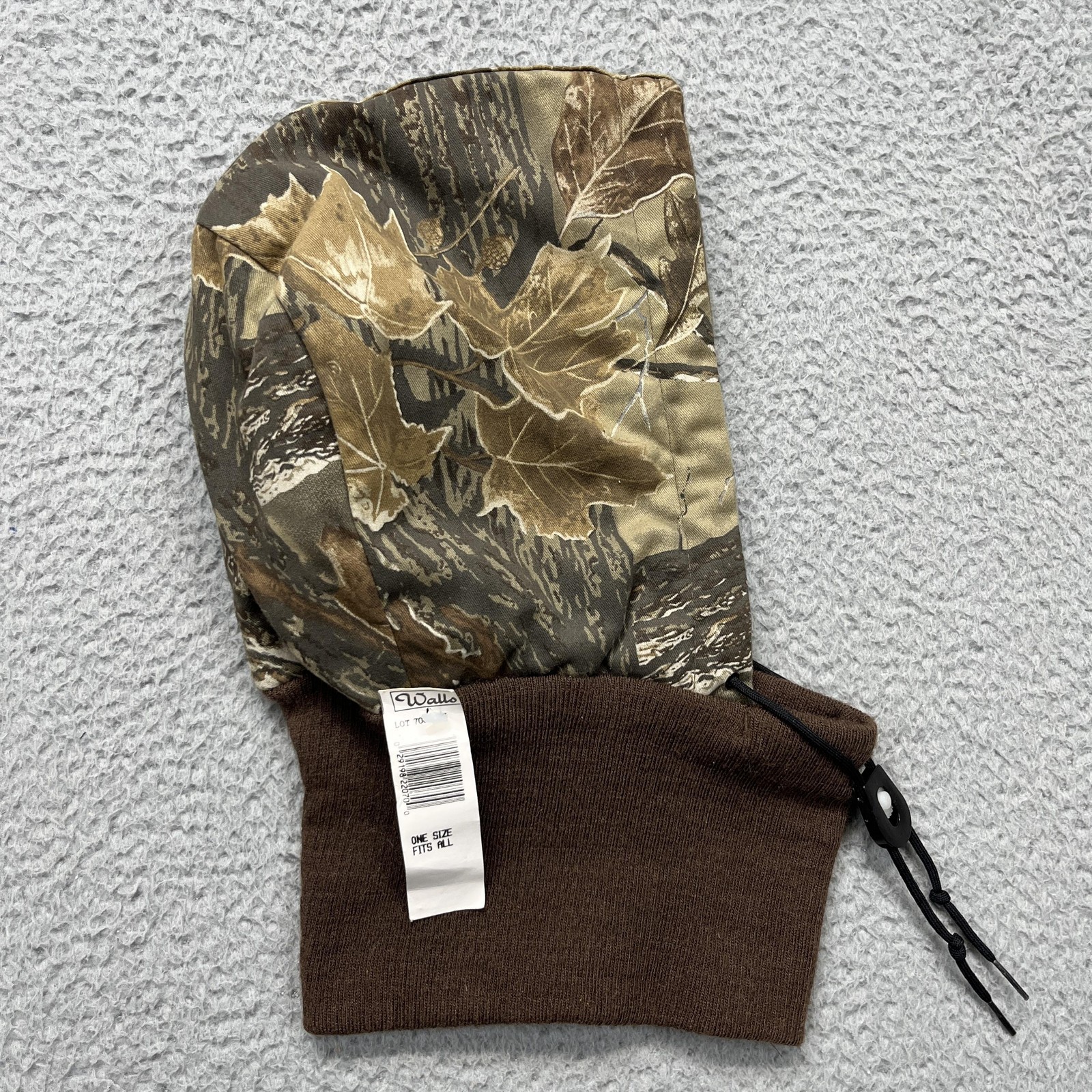 Walls Blizzard-Pruf Balaclava Headcover One Size Camo Hunting Insulated USA VTG