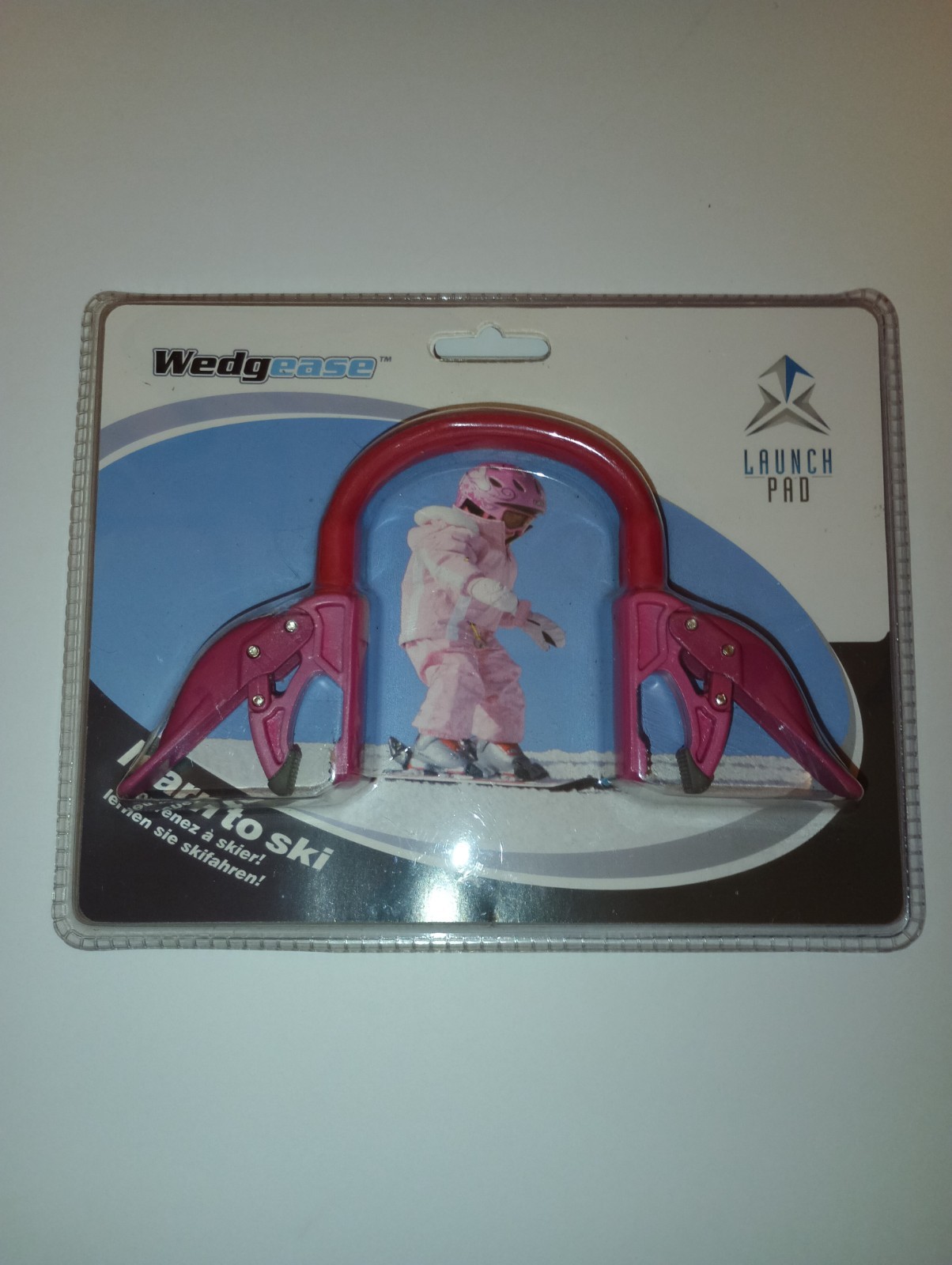 Launch Pad Wedgease Children's Ski Tip Connector -pink