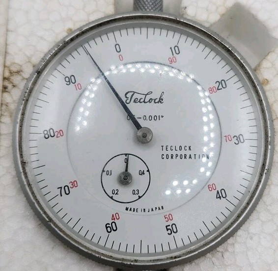 Teclock 0.5 - 0.001" Dial Indicator Pre-owned