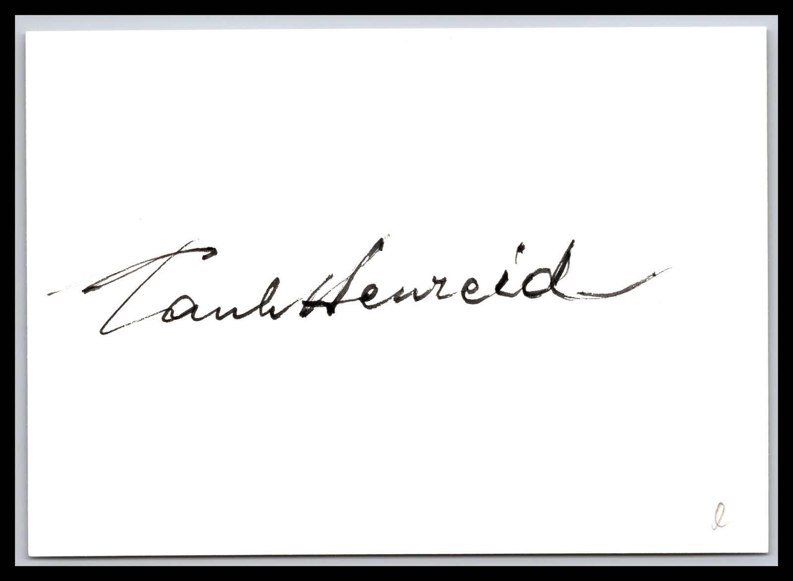 Paul Henried - Actor - 4x6 Card - Signed / Autograph (e)