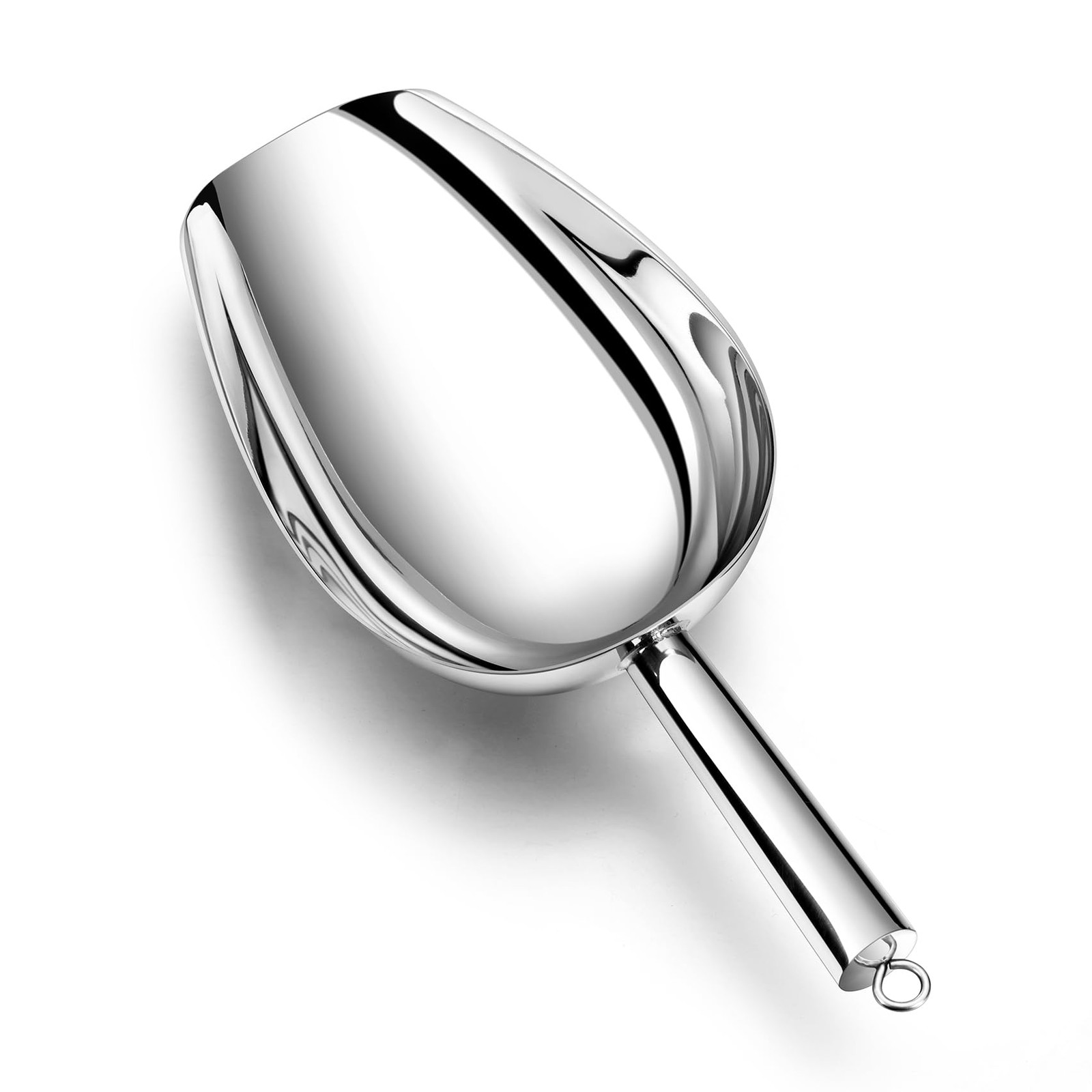 Stainless Steel Ice Scoop 24 oz Large 12 Inch Heavy Duty Dishwasher Safe