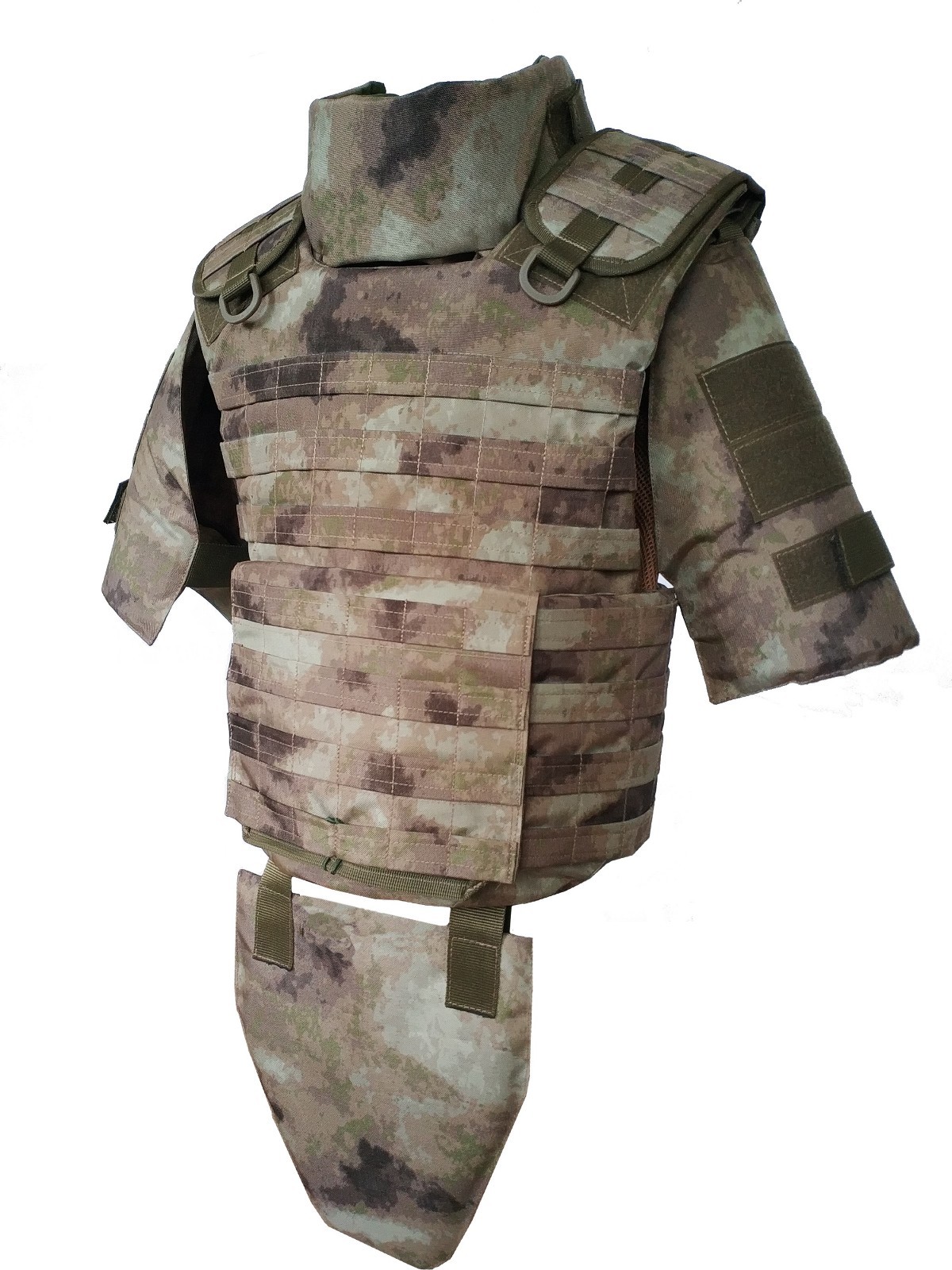 Tactical Plate Carrier Modular Vest Shark ATACS-AU Size M Empty Heavy Duty 1000D