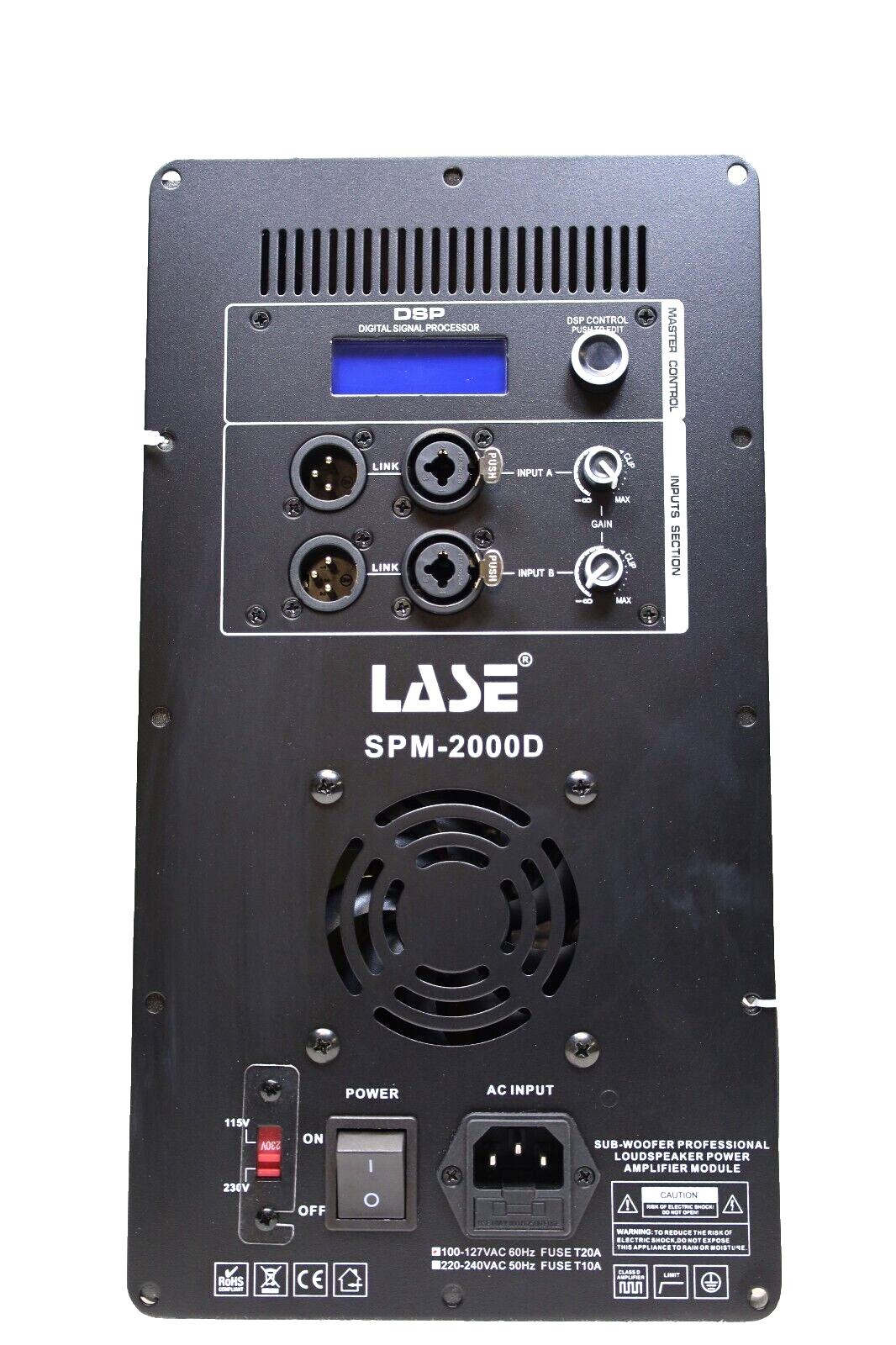 LASE SPM-2000D SUB Woofer Power Amplifier Module 2000W @ 4 Ohms
