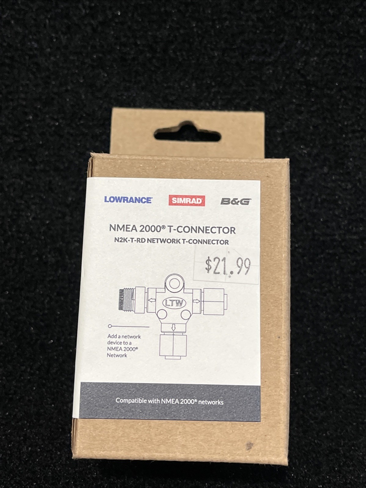 Lowrance T-Connector NMEA 2000 119-79 UPC 042194529677