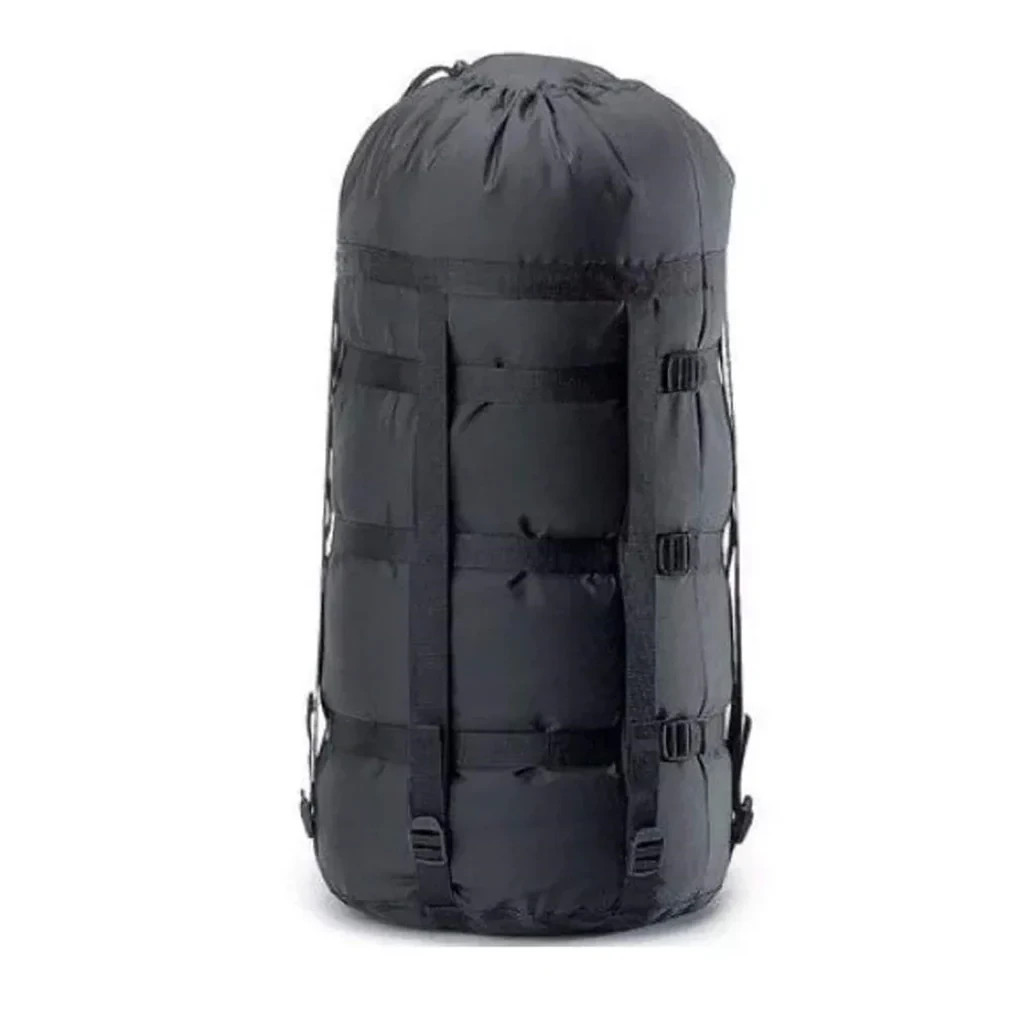USGI Large Compression Stuff Sack for Modular Sleep System black 9 strap MSS