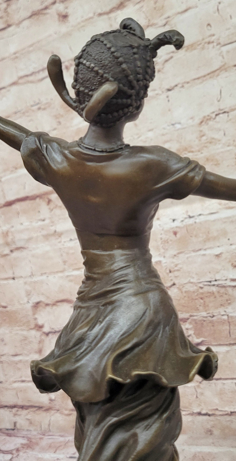 Art Deco Collectible Turkish Dancer Bronze Statue by CL J R Colinet Detailed