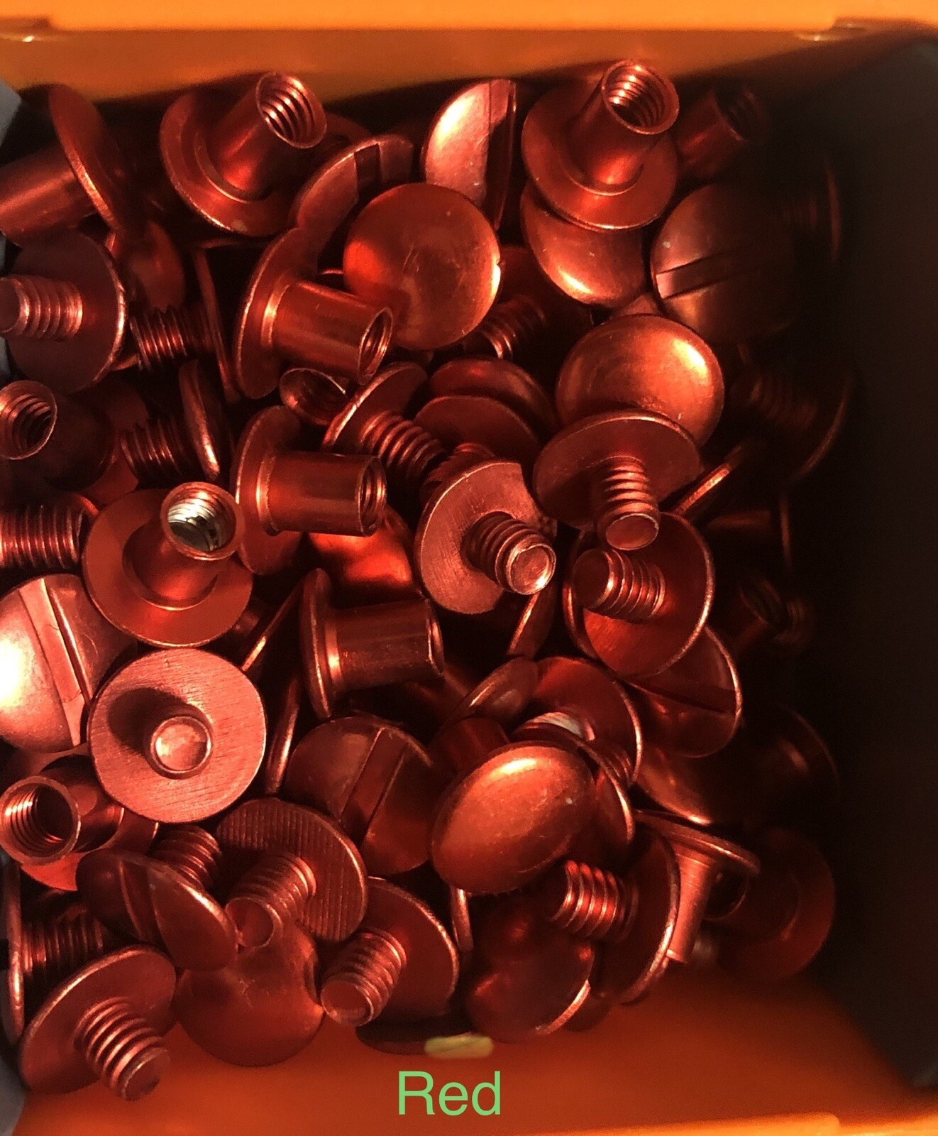 JT Proflex / Flex7 / Spectra Replacement Red Annodized Screws 4 pack
