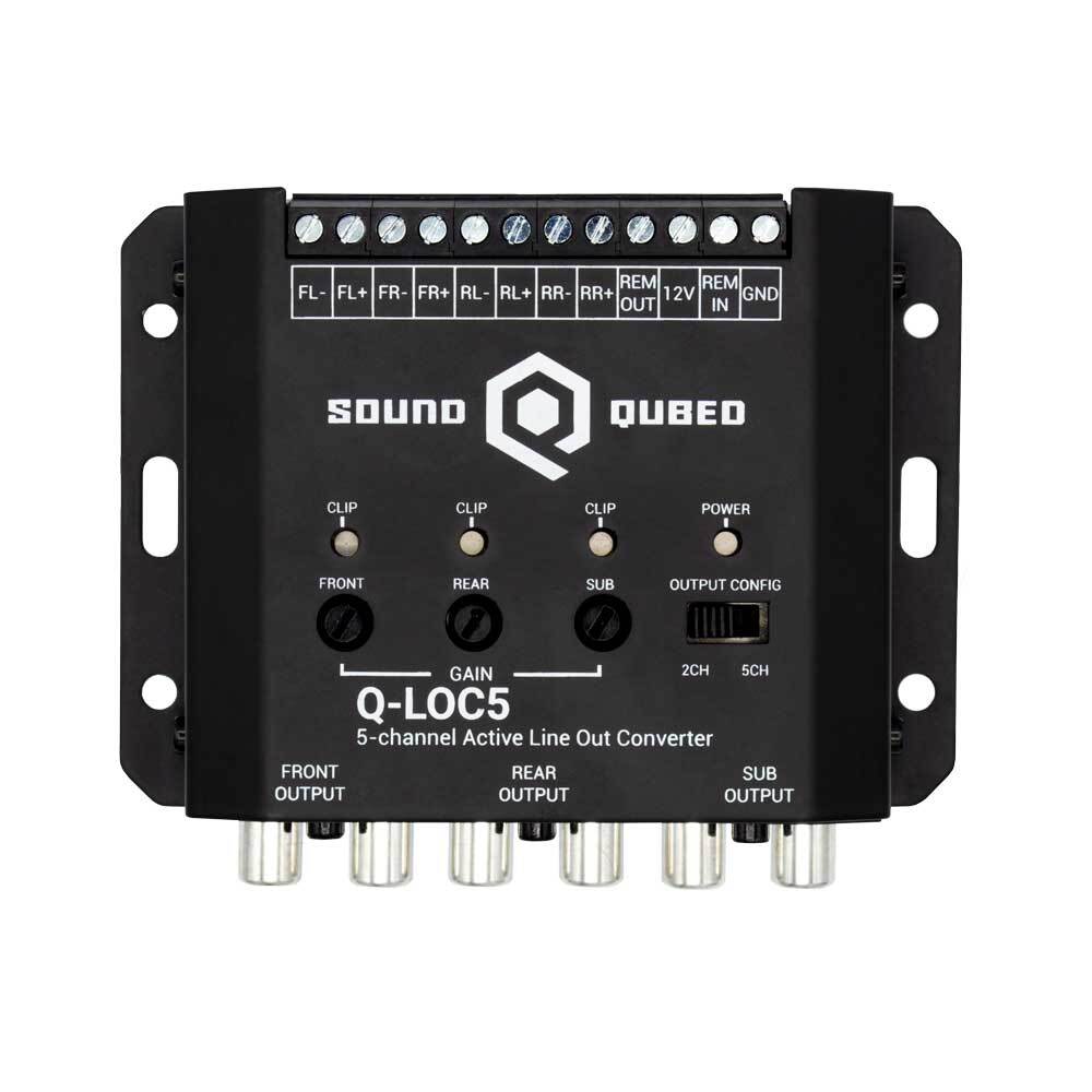 SoundQubed Q-LOC5 Active Line Out Converter 2-5 Channel