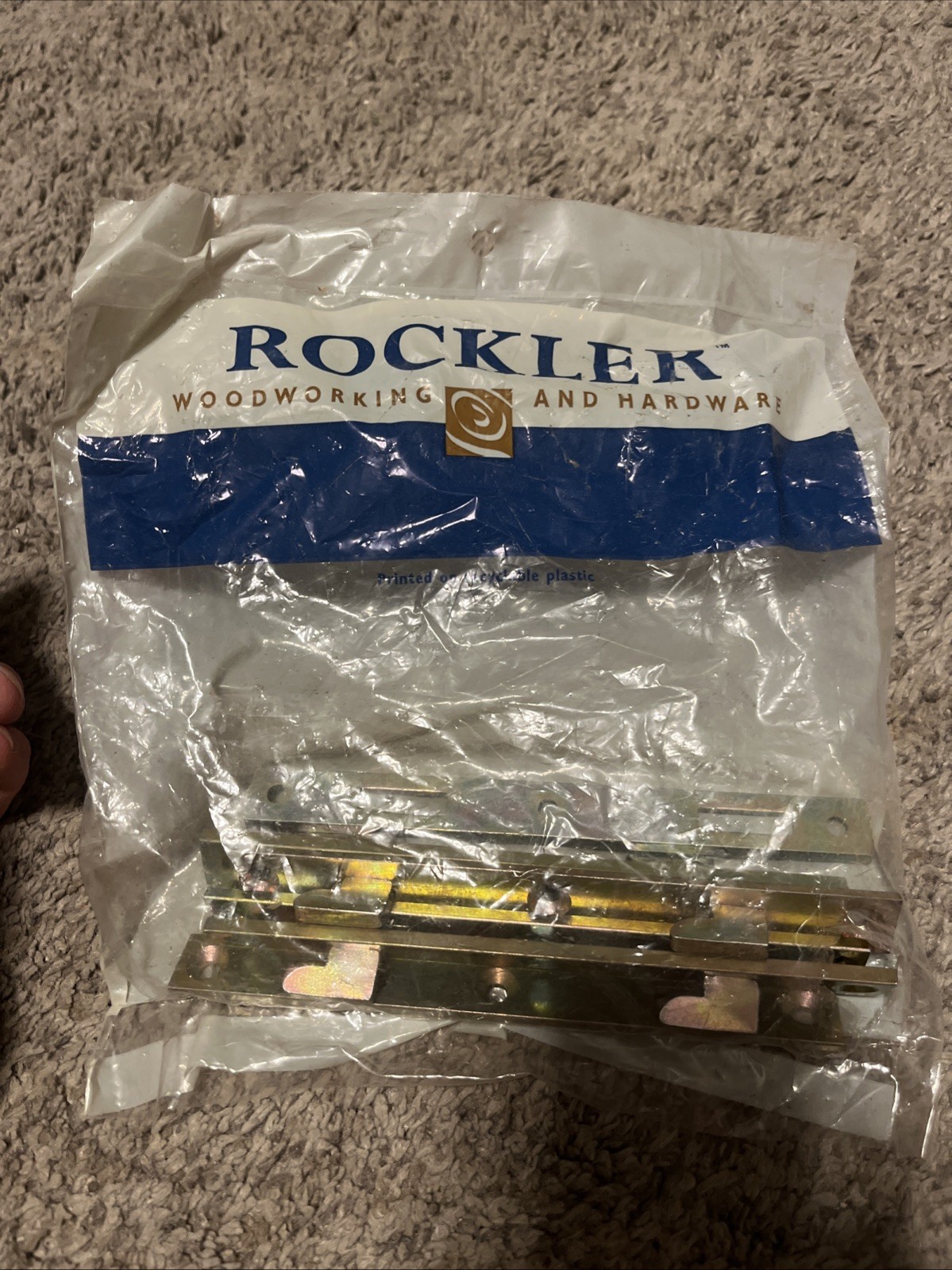 6" Inch  Steel Bed Rail Fastener KIT Rockler 28597