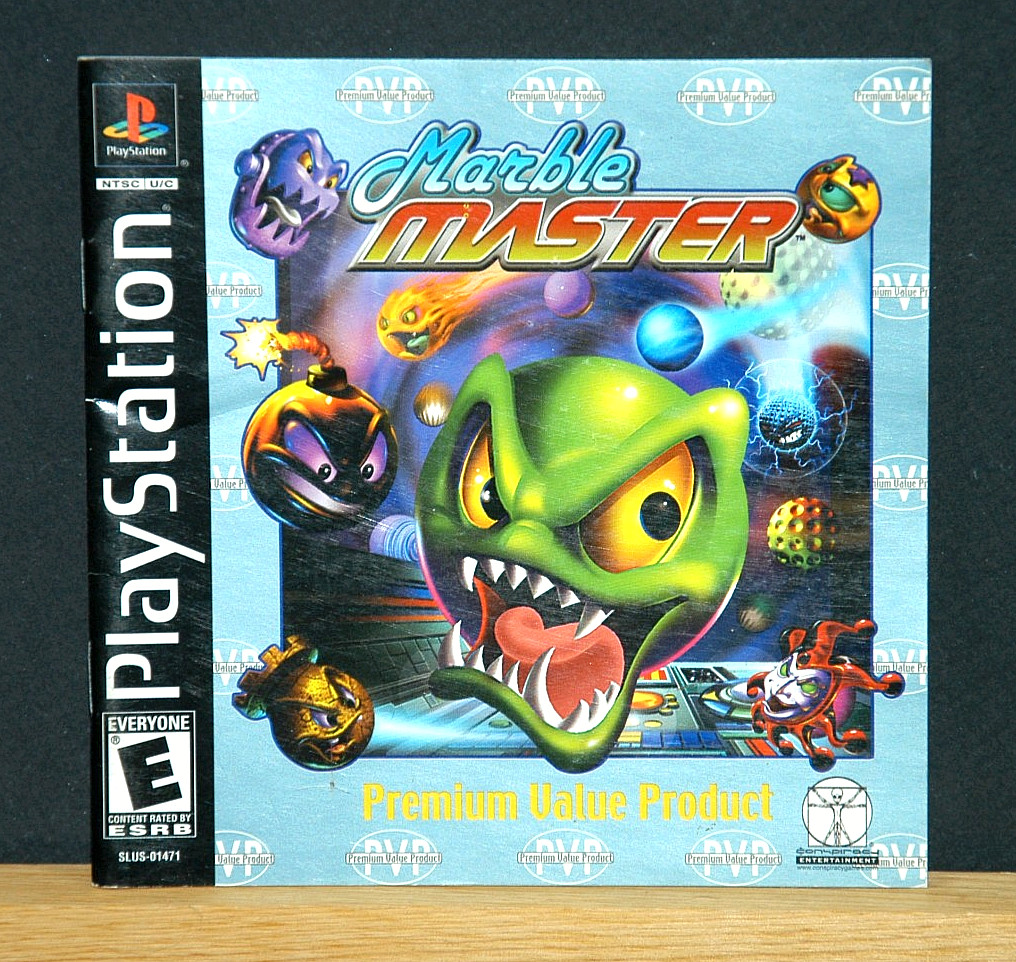 MARBLE MASTER  Manual Only (Nintindo ) NTSC-U/C