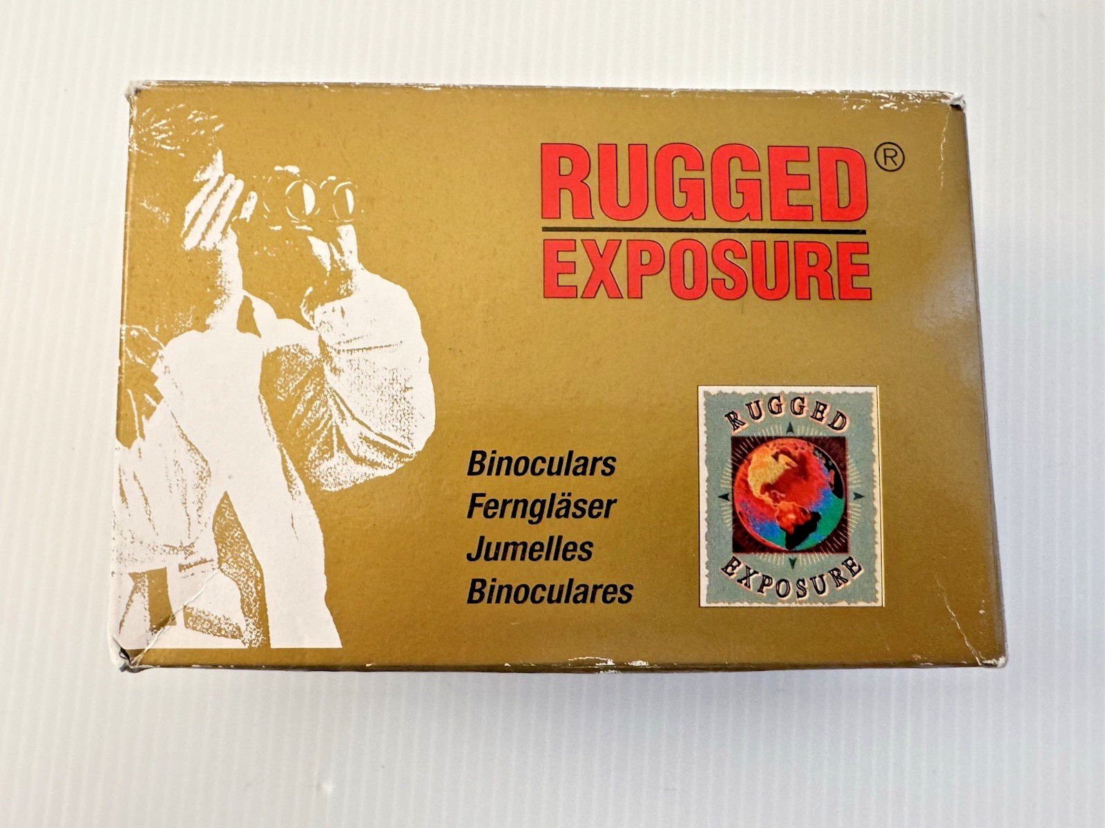 RUGGED EXPOSURE Binoculars PBB-0801 Black 8 Power x 21mm - New Old Stock! NOS