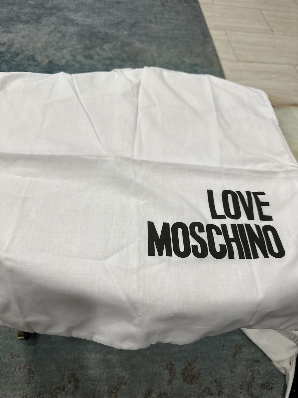 Authentic LOVE MOSCHINO Dust Protection Bag for Handbags 18”x19” White