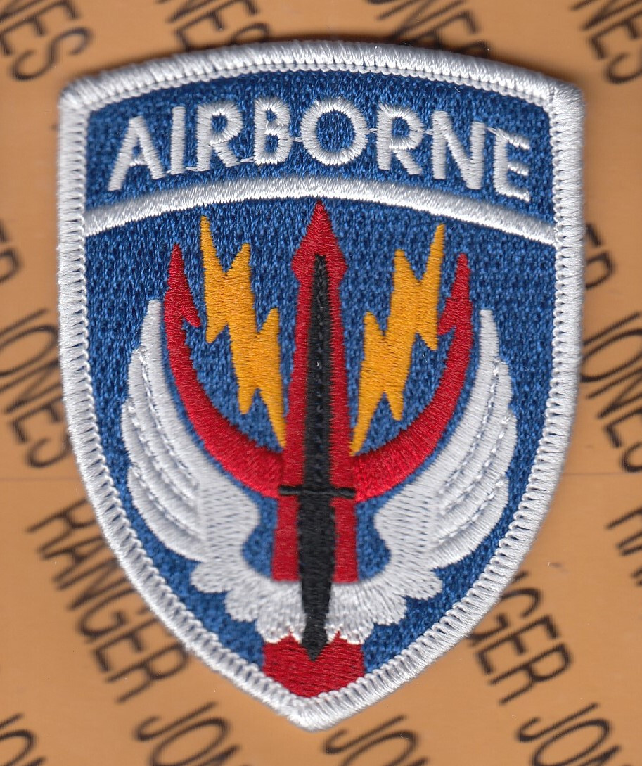 US Army Special Operations Command Central Airborne SOCCENT ~3.25" patch m/e