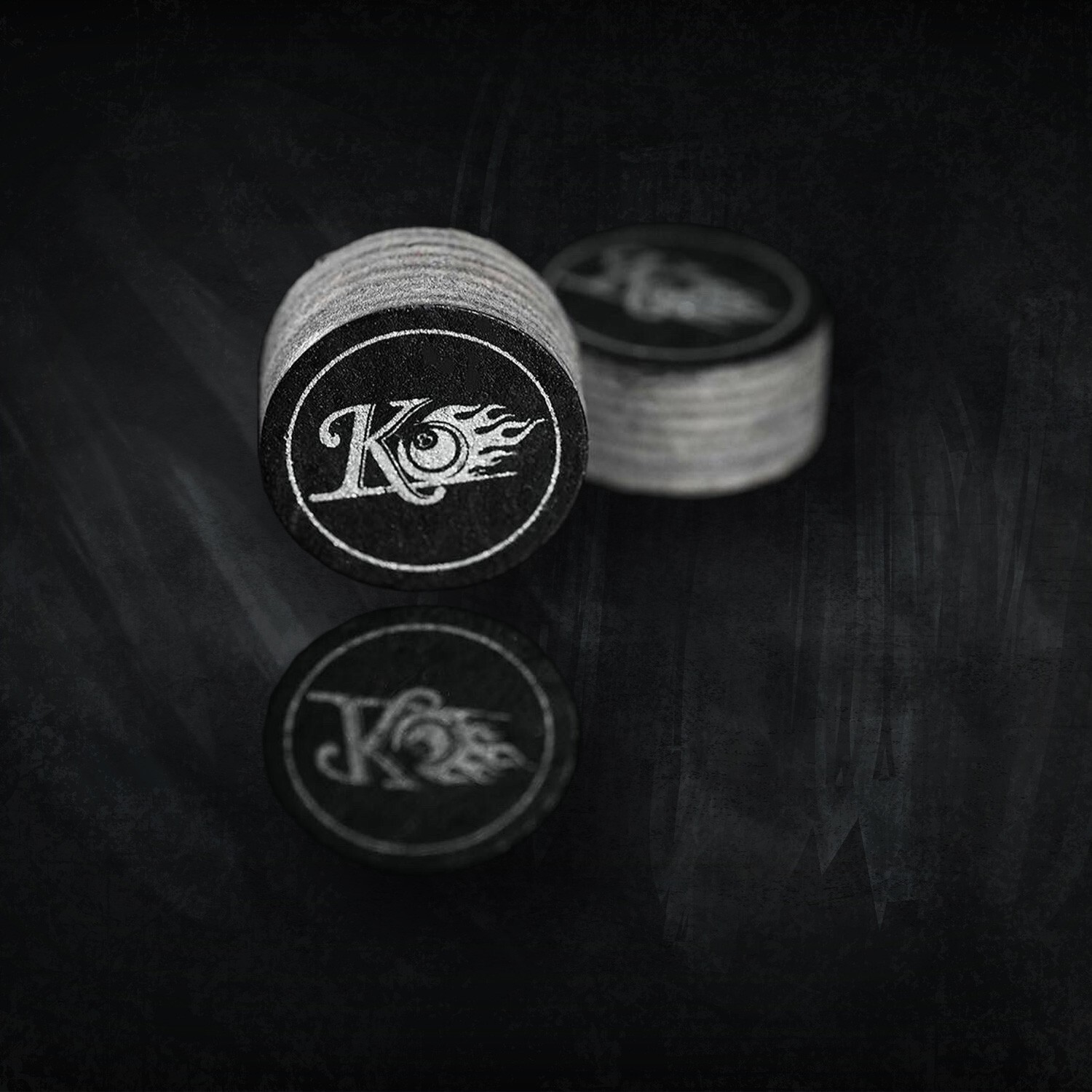(1) KO Cue Tip, Layered Pool Cue Tip (MEDIUM)