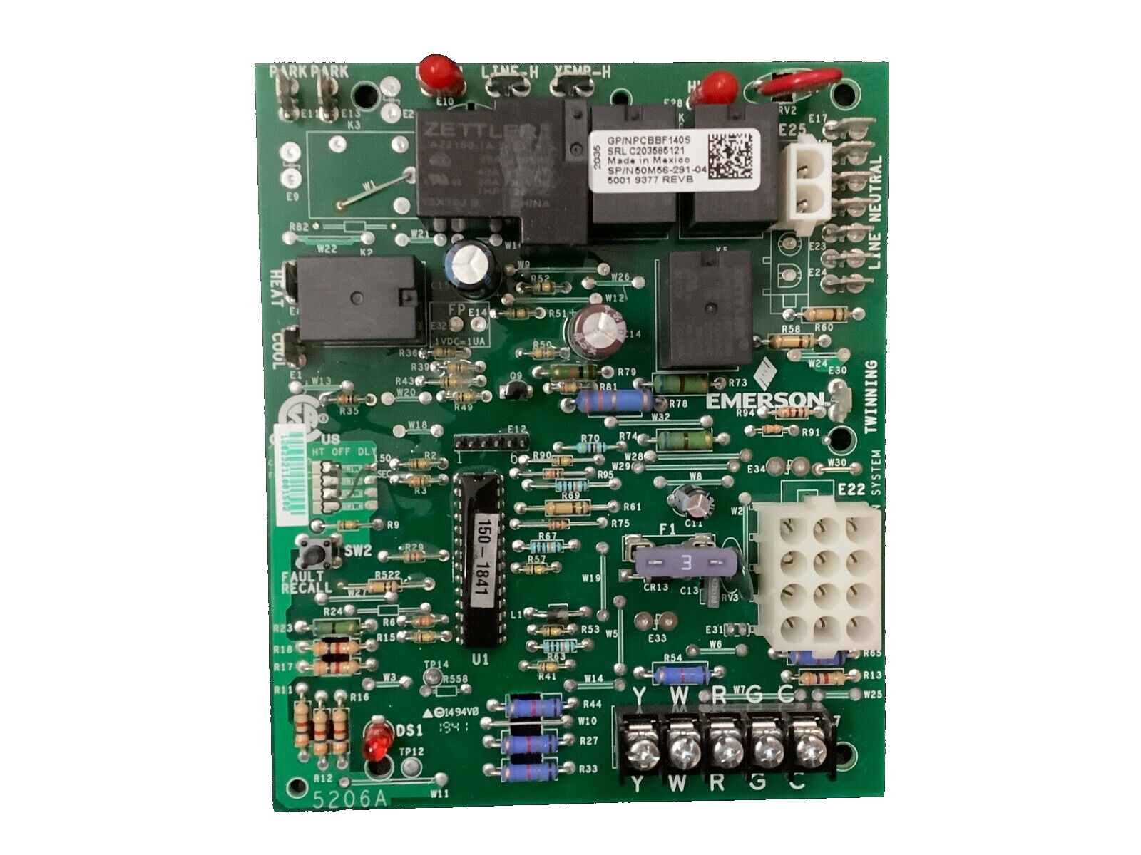 50M56-291 furnace control board Emerson Goodman Amana gas tested PCBBF140S NEW