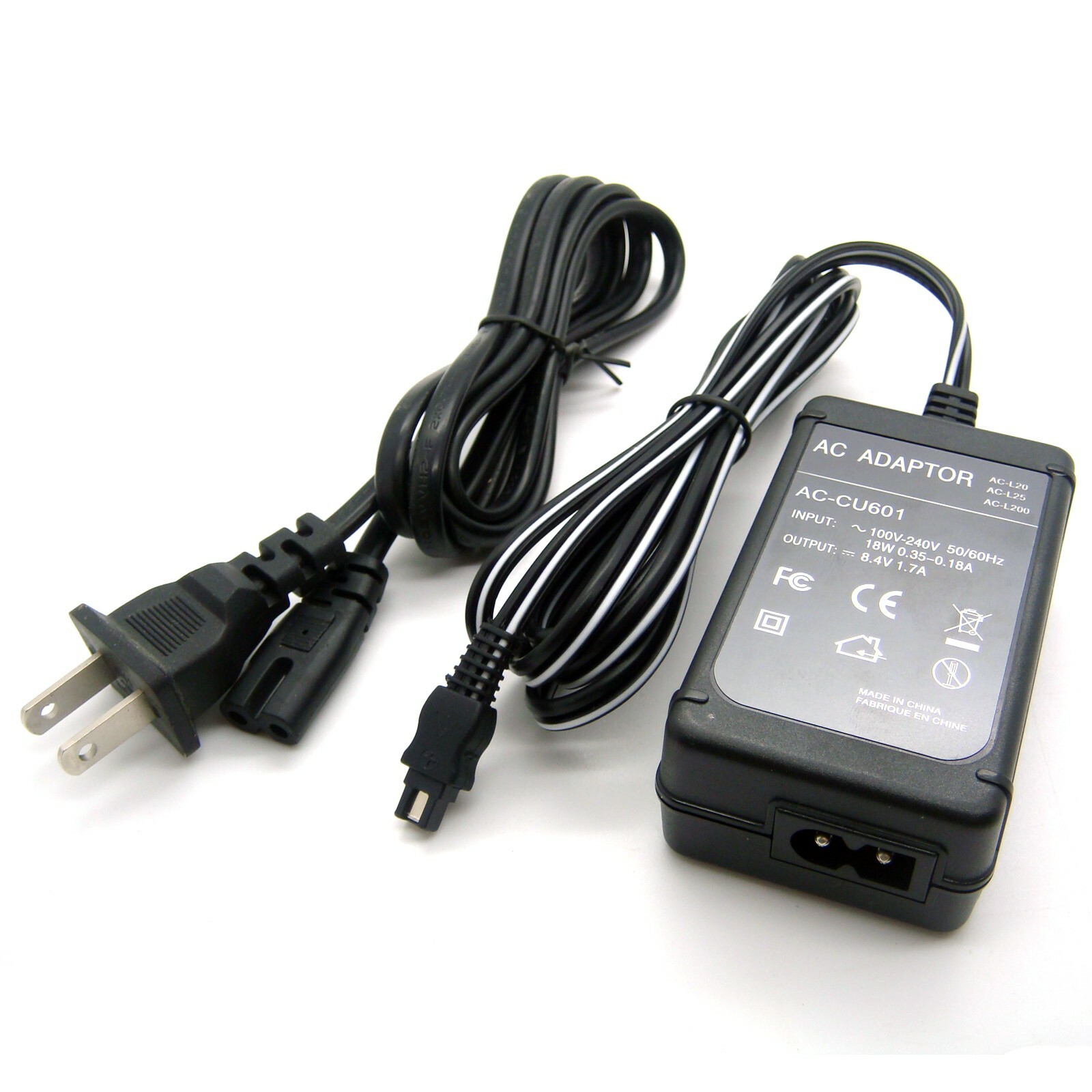 AC Power Supply Adapter For Sony HDR-PJ420 E HDR-PJ430 E HDR-PJ510 E HDR-PJ530 E