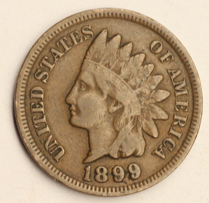 1899 Indian Head Penny - Beautiful Good Coin