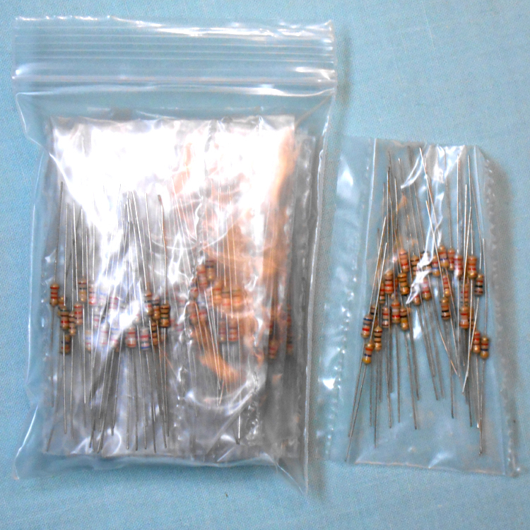 (10) 28-piece bags RESISTOR Assortment ¼ WATT 5% (total = 280 pcs) *USA SELLER*