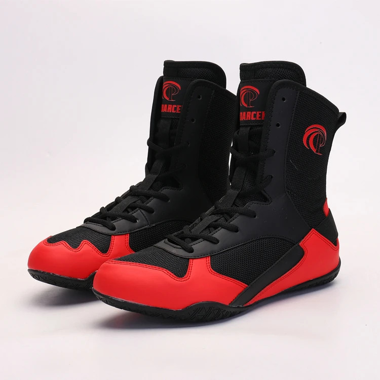 Men Wrestling Shoes Anti-Slip Indoor Boxing Training High Water Resistance Shoes
