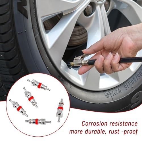 100pcs Valve Stem Core Replacement Kit, Premium Tyre Tire Valve Cores, Tire