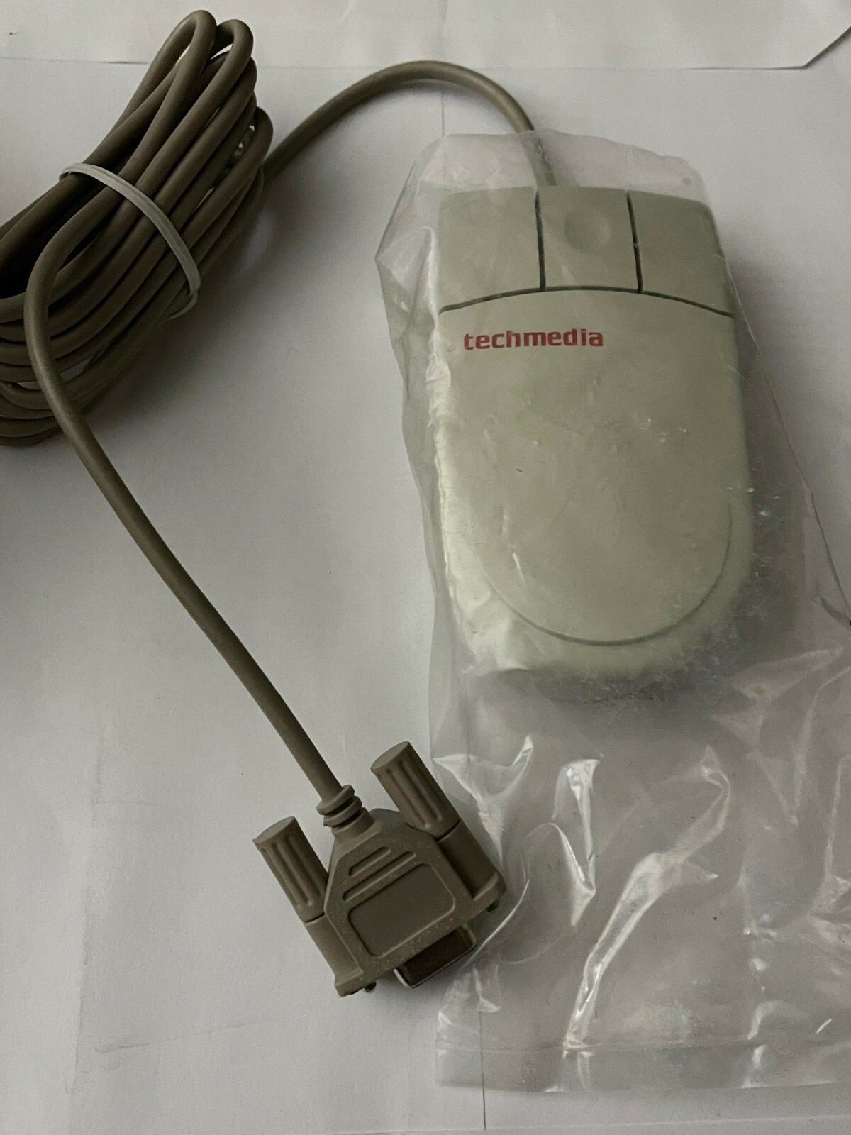 Vintage NEW Tech Media 9 Pin Serial Mouse RM0-MOU-RK