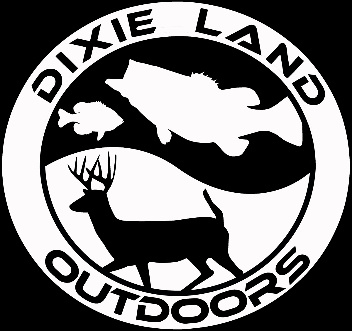 Hunting & Fishing Decal sticker,deer sticker,bass fishing decal,dixie land,buck