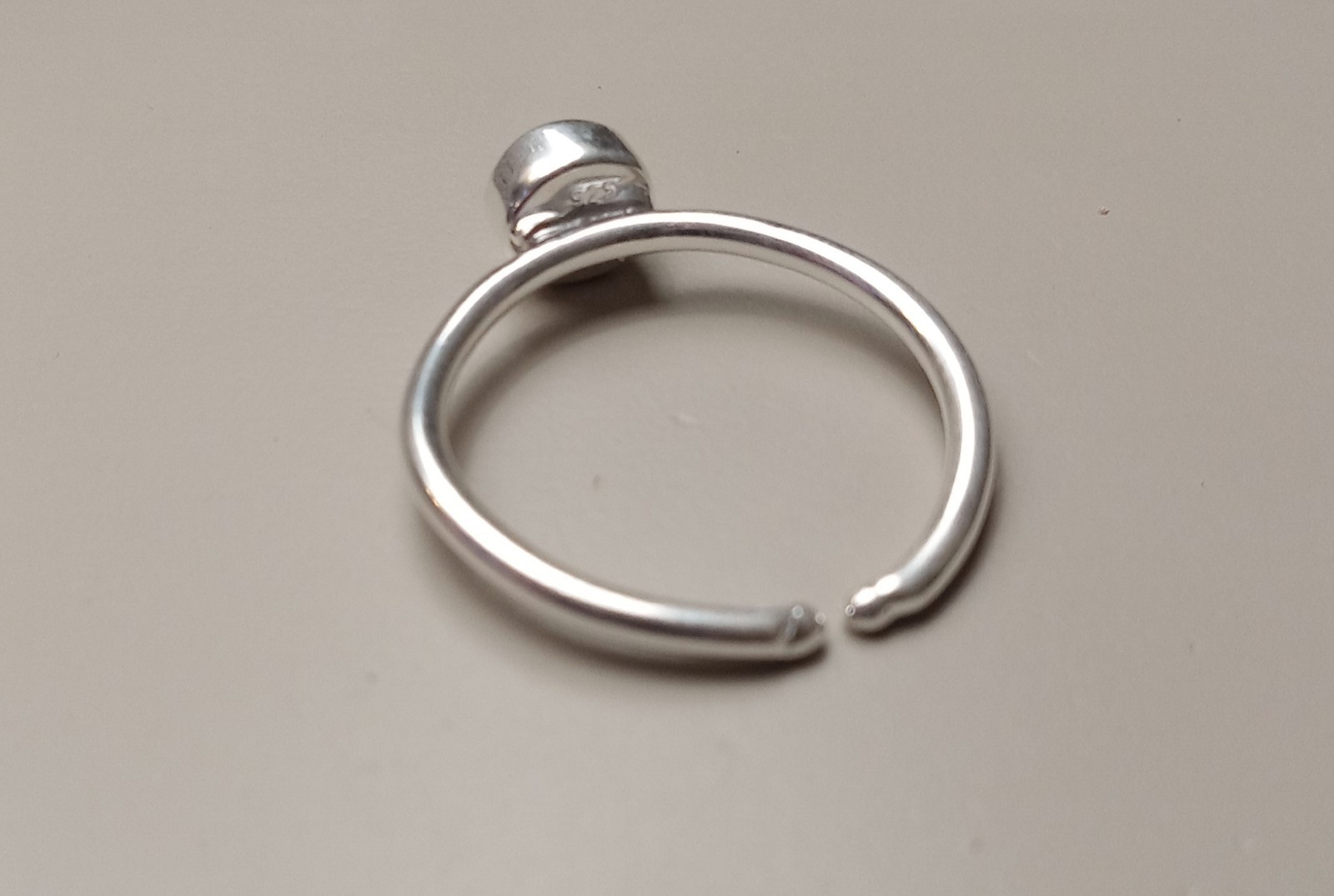 925 Sterling Silver Adjustable Bezel Cabochon Ring Blank Setting/Mounting