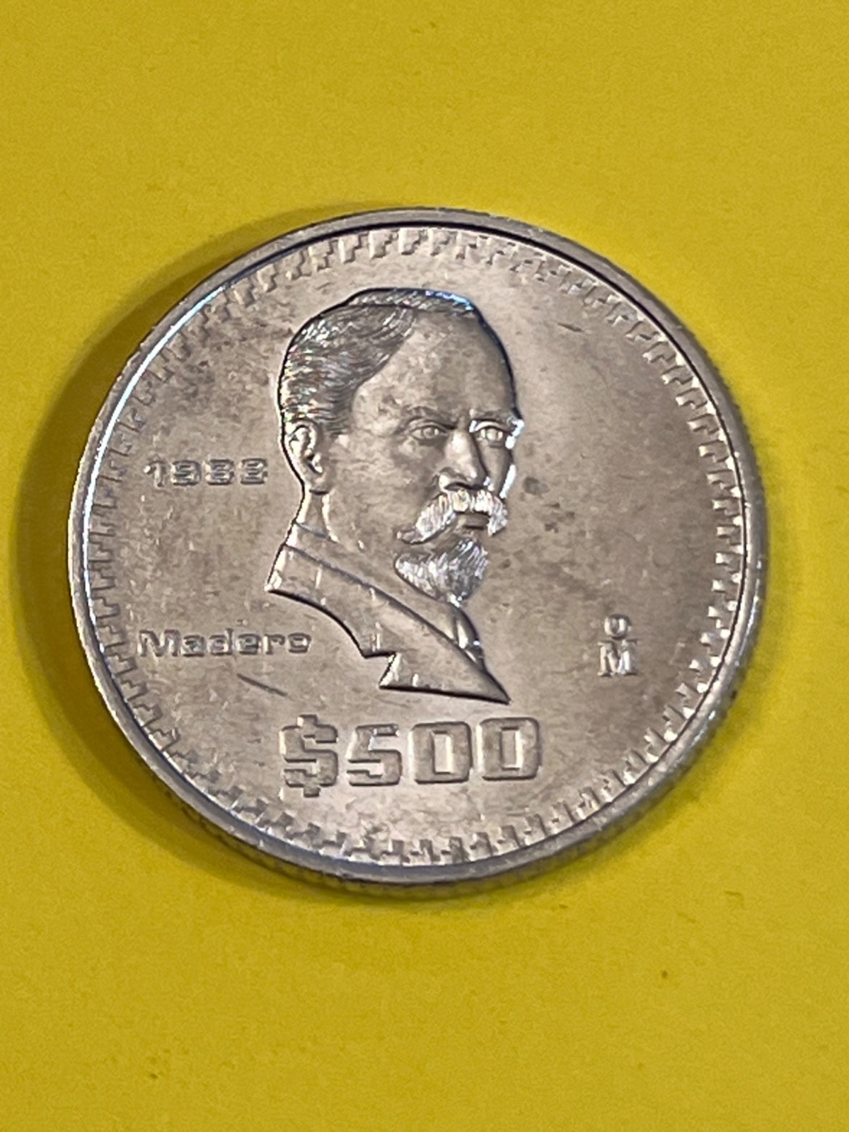 COIN MEXICO 1987 500 PESOS FREE SHIPPING