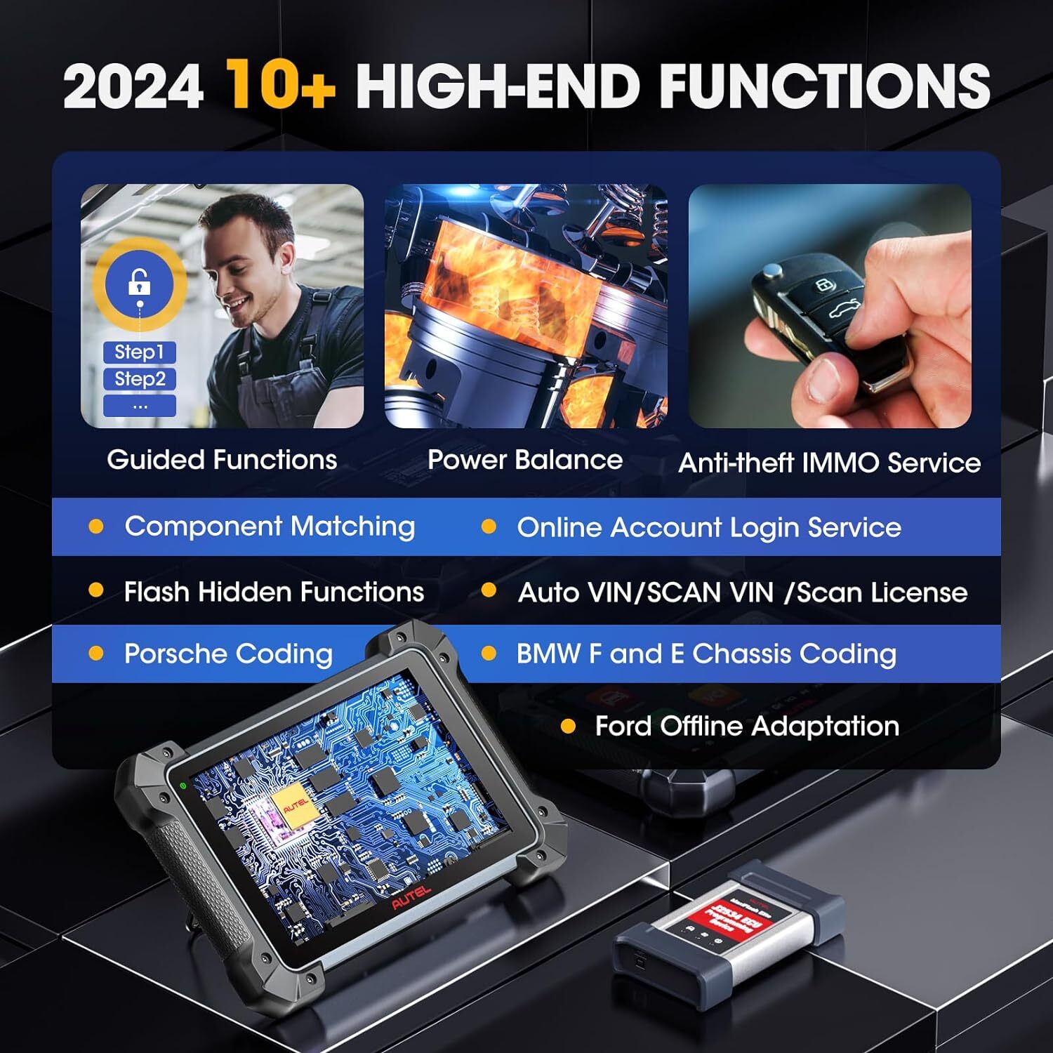 Autel MaxiSys MS908S PRO II Programming Diagnostic Scanner MK908 PRO II 2025