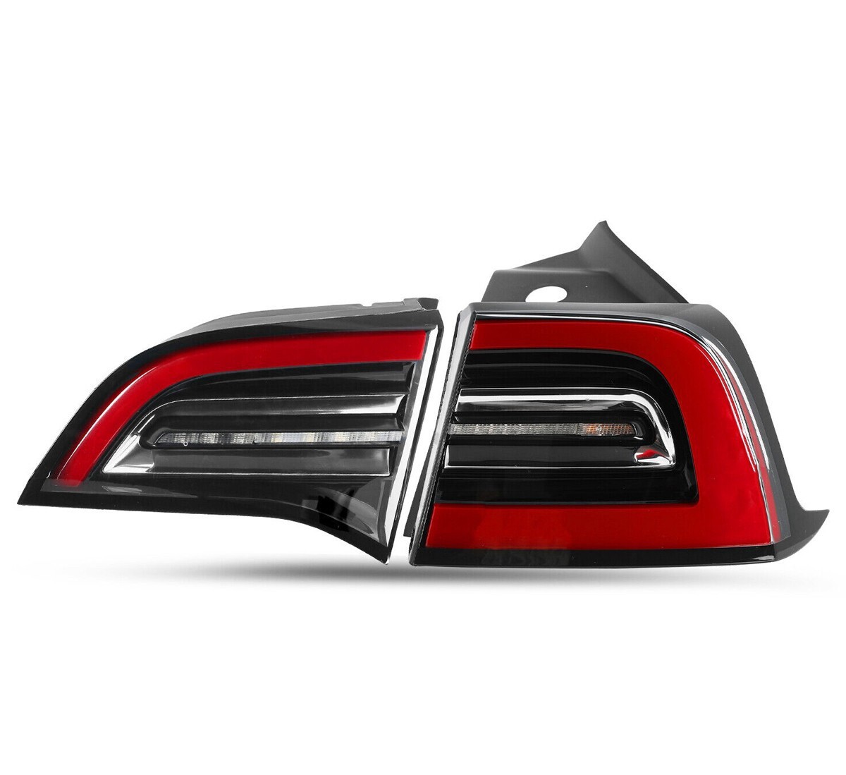 4pin For 2021-2024 Tesla Model 3/Y RH Outer & Inner Right Side Tail Light