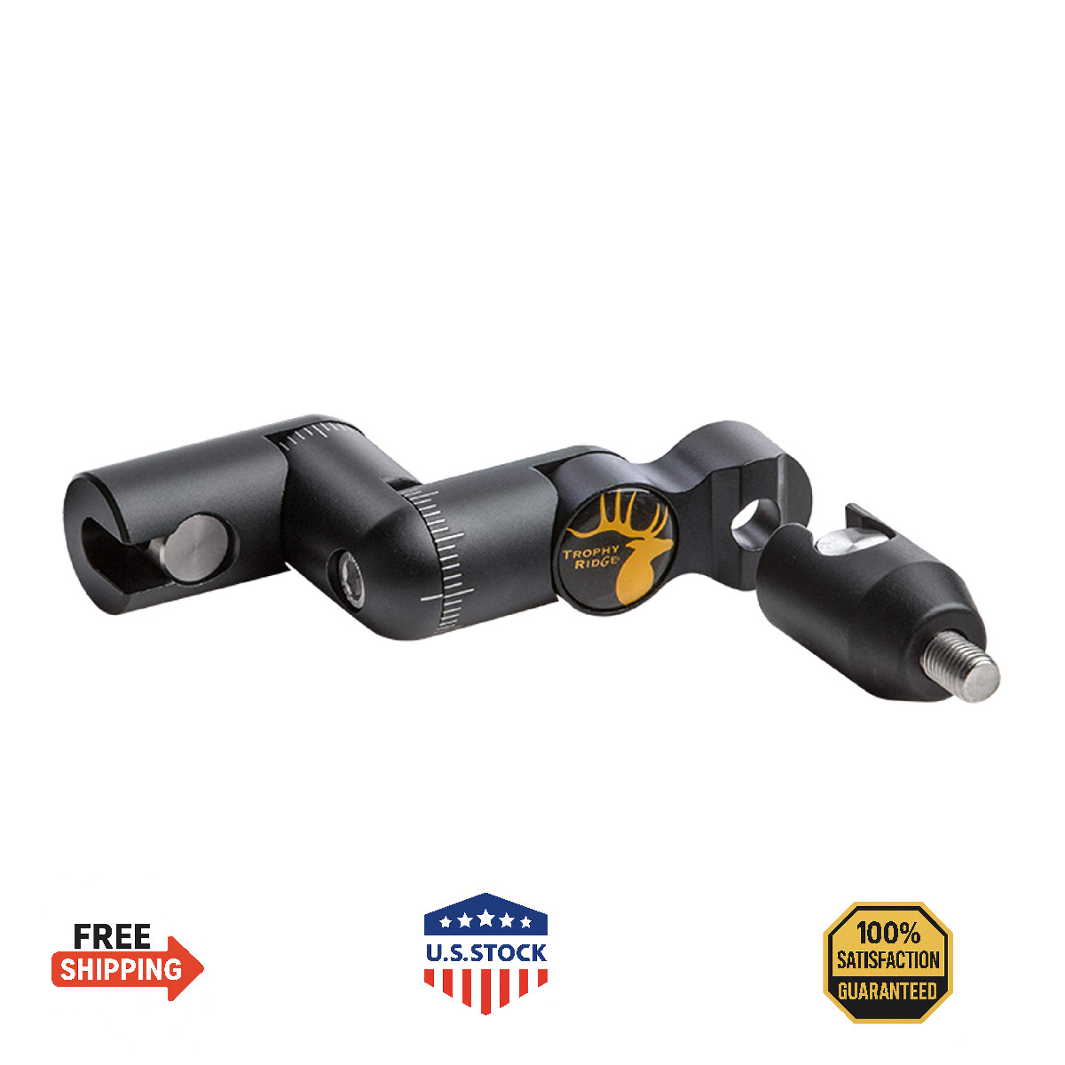 Trophy Ridge Hitman Sidebar Bow Stabilizer Bracket 6" Quick Connect Adjust