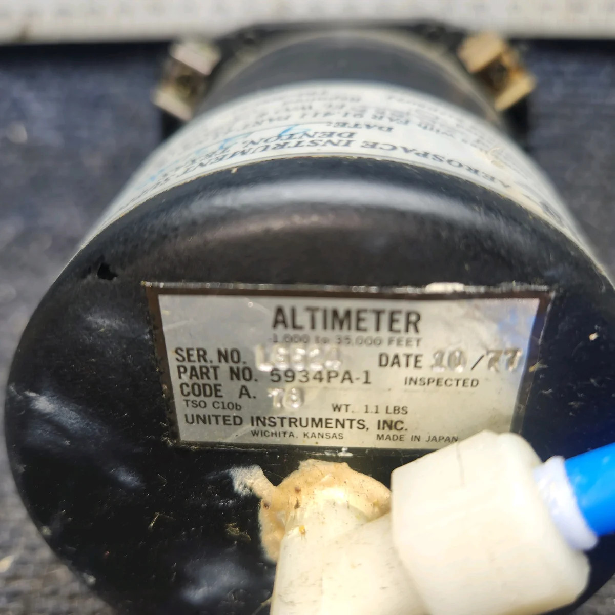 5934PA-1 | United Instruments | cessna 172k | Altimeter Indicator – Code A.78