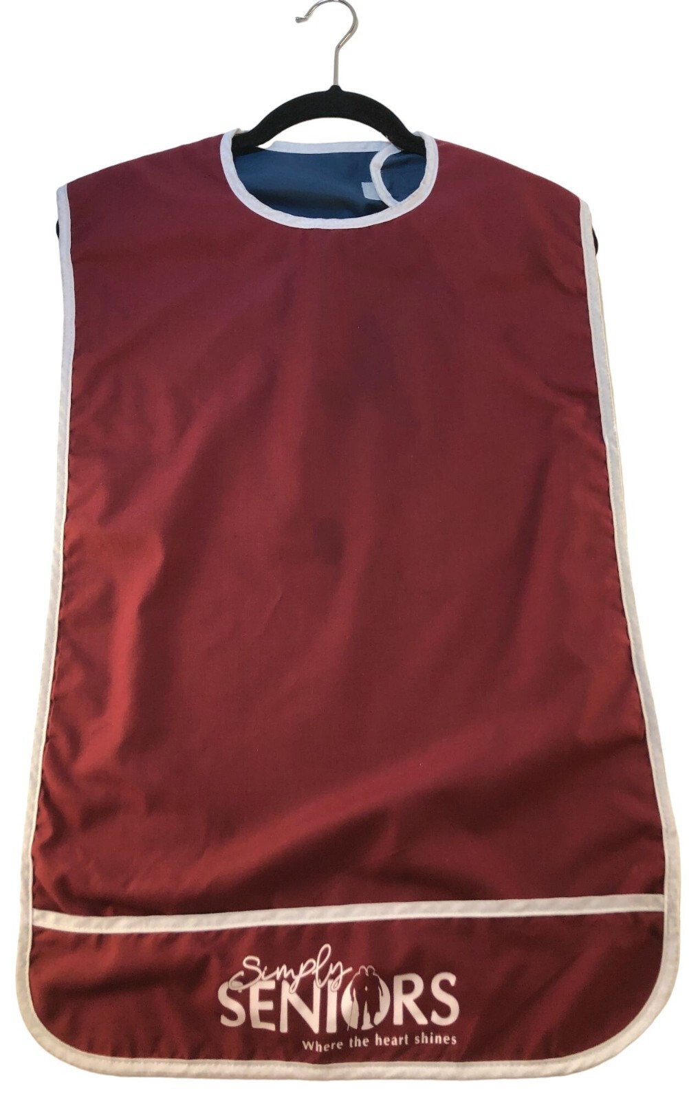 Simply Seniors Adult Bib Waterproof Polyester Cotton Blend