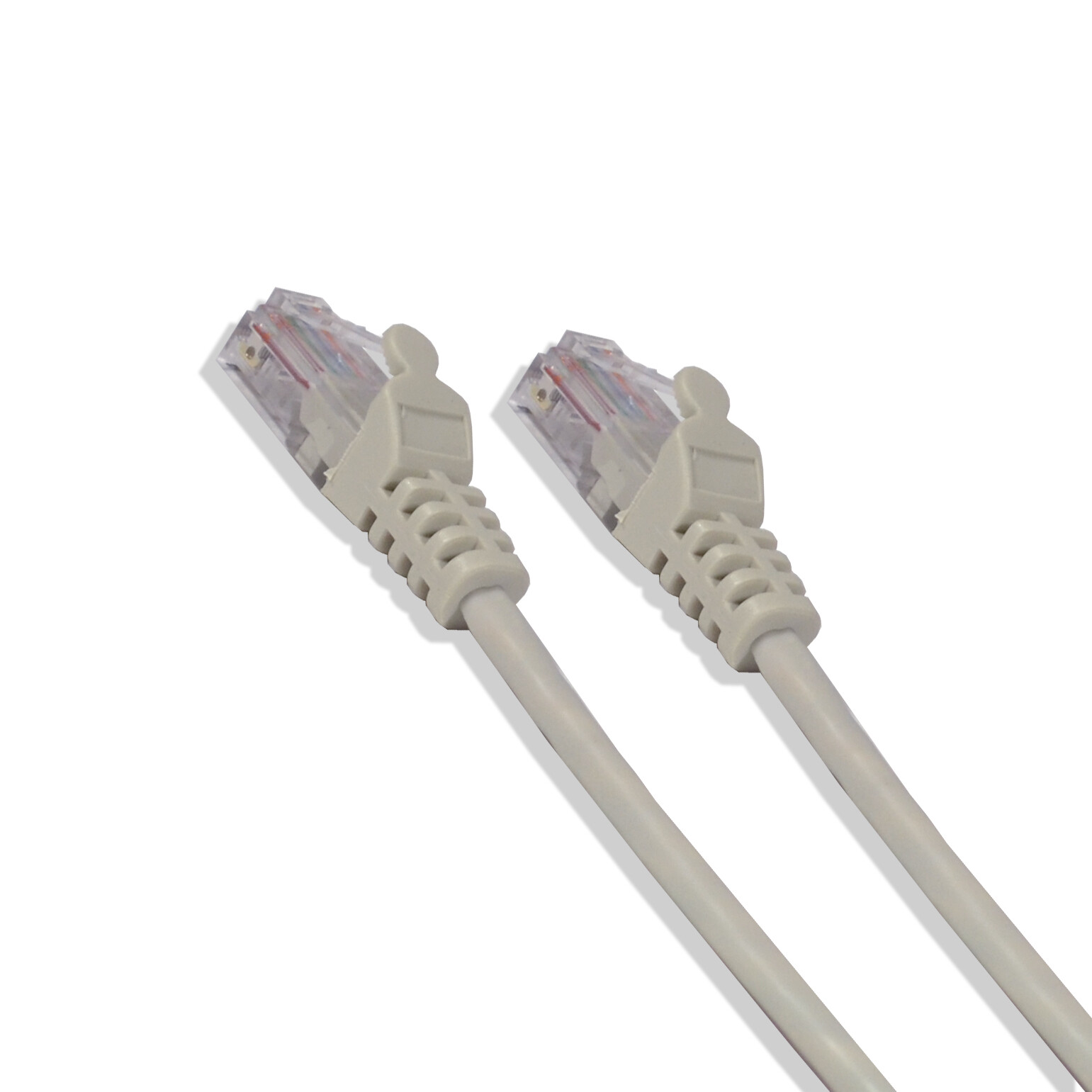 1Ft Cat5e Ethernet RJ45 Lan Wire Network UTP 1 Foot Patch Cable Gray (5 Pack)