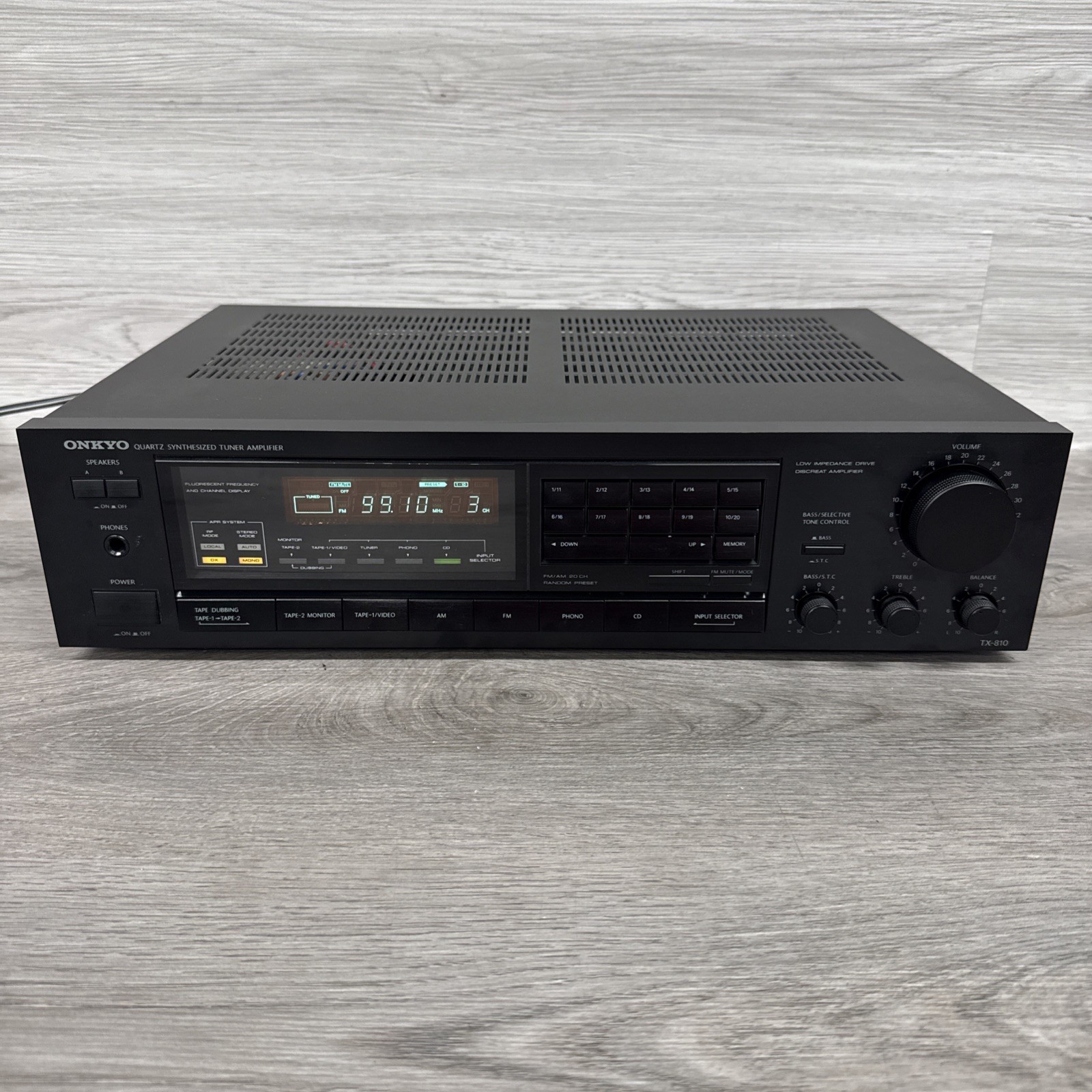 Onkyo TX-810 - AM FM Stereo Receiver Tuner Amplifier 45 watts/channel +Excelent+