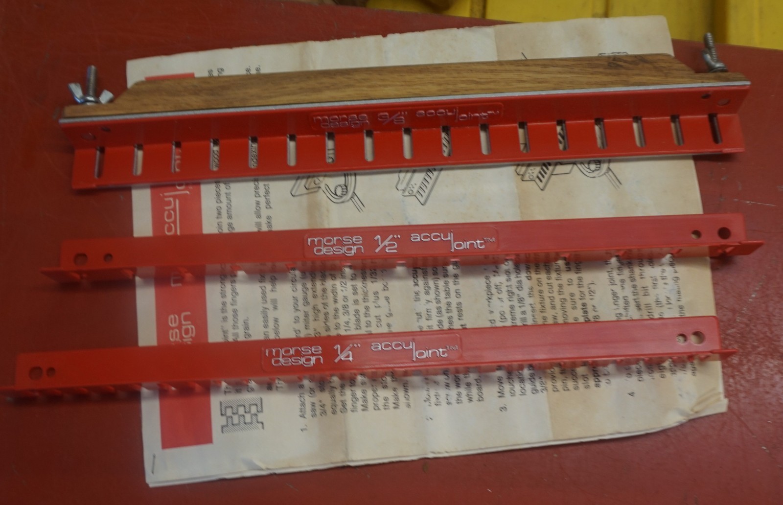 Precision Accu Joint finger joint jig in original box for 1/4”,3/8”,1/2”, NIB!