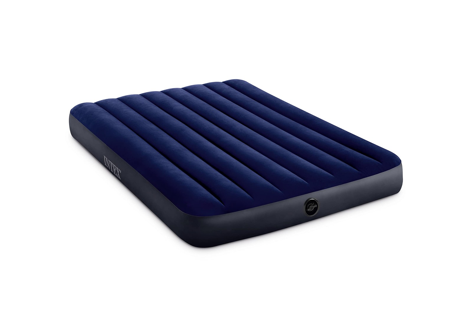 Intex 64758E Dura-Beam Standard Downy Air Mattress: Fiber-Tech, Full, Green