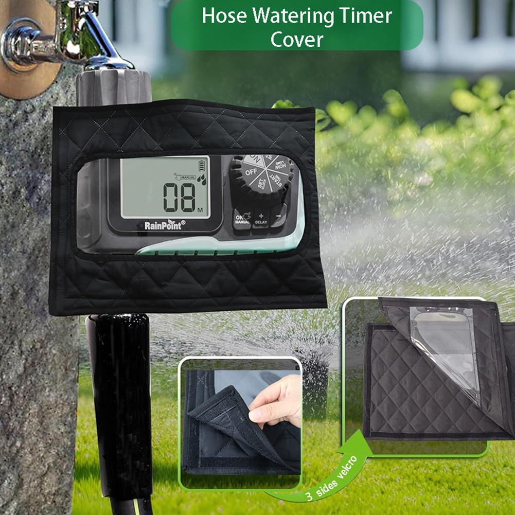 Hose Watering Timer Cover Hose Faucet Timer Protector with Clear Front Window