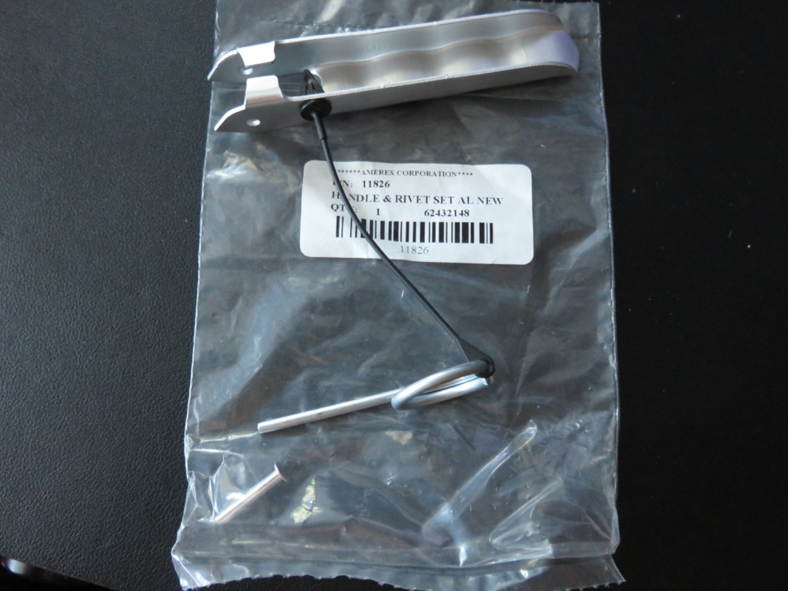 NEW AMEREX O.E.M. LOWER VALVE HANDLE COMPLETE ASSEMBLY 5-10lb FIRE EXTINGUISHER