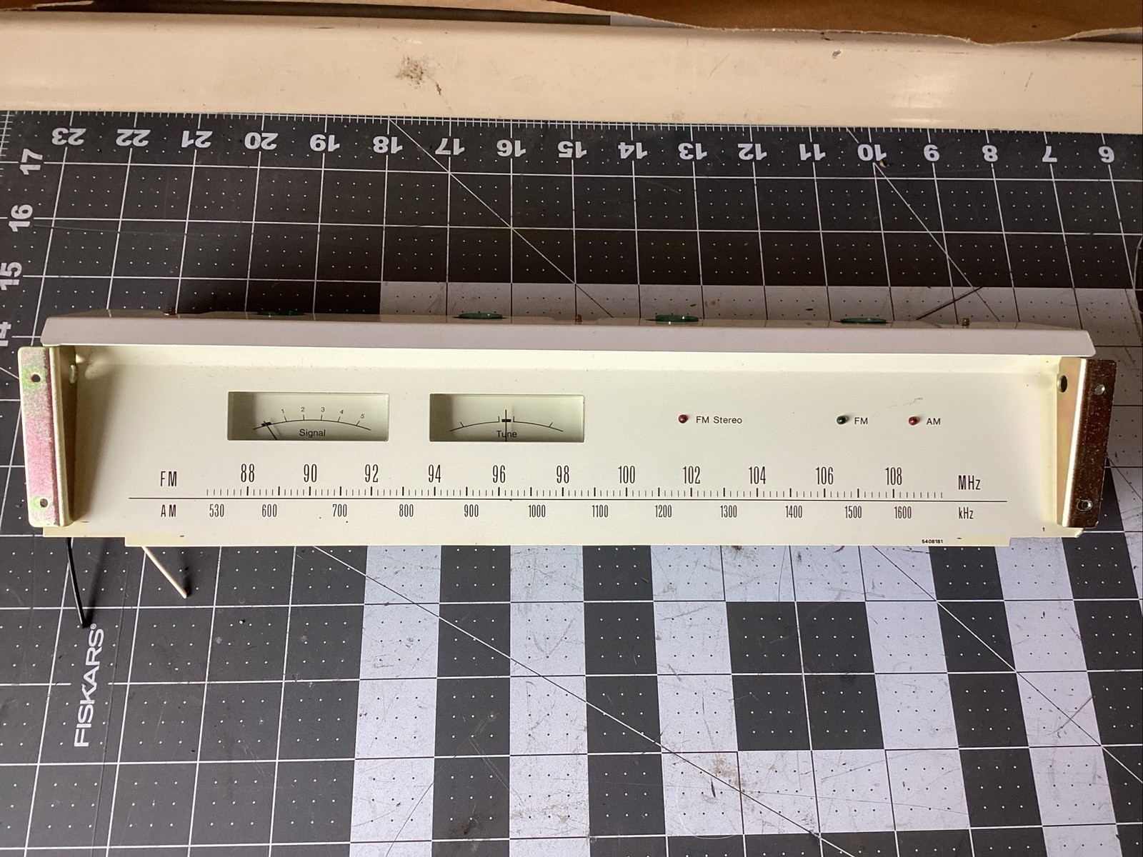Vintage Sansui AM/FM Stereo Tuner TU-717 Dial Indicator Signal Tune Meter