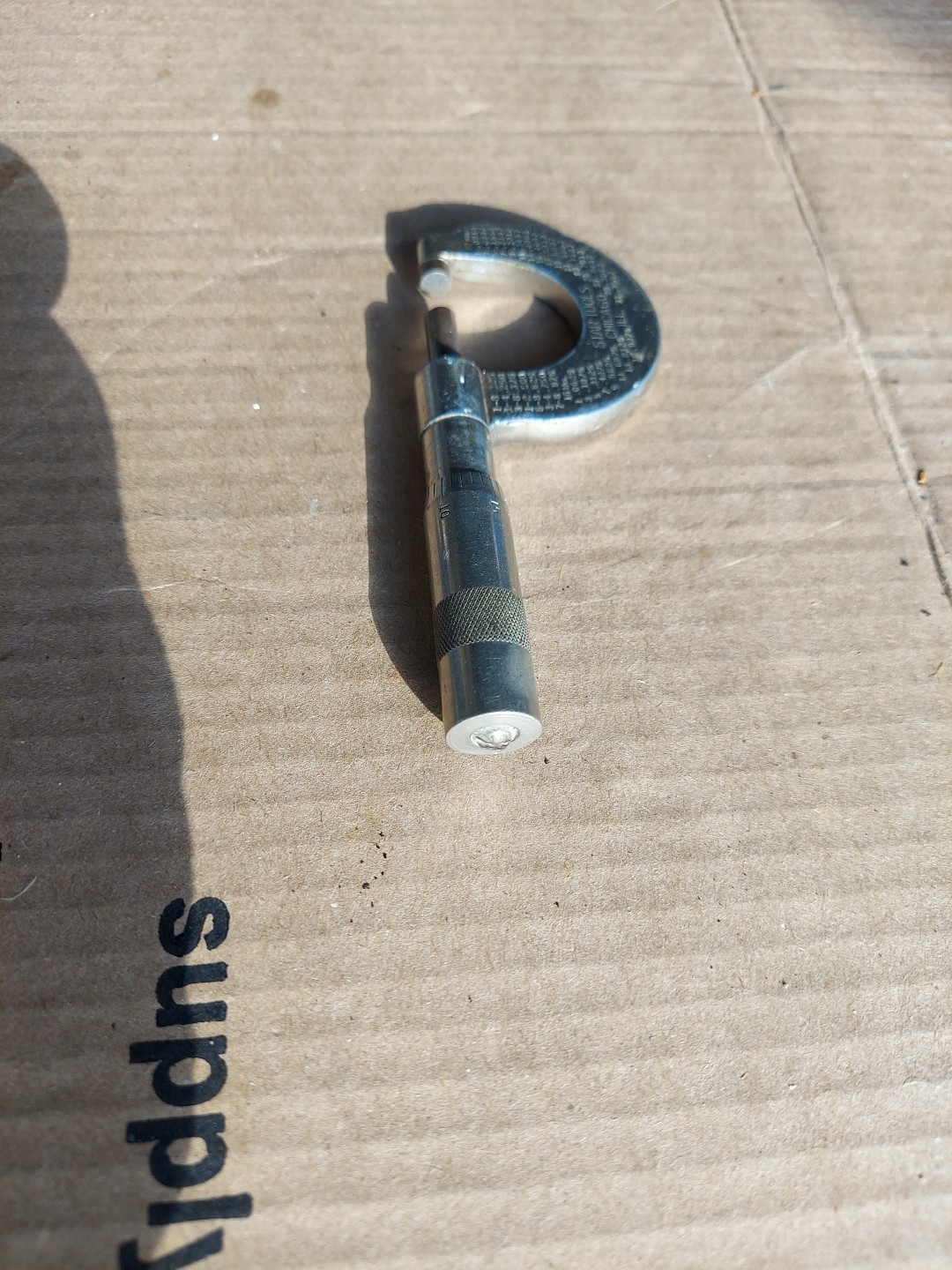 VINTAGE 0-1" STAR TOOLS MICROMETER, USA